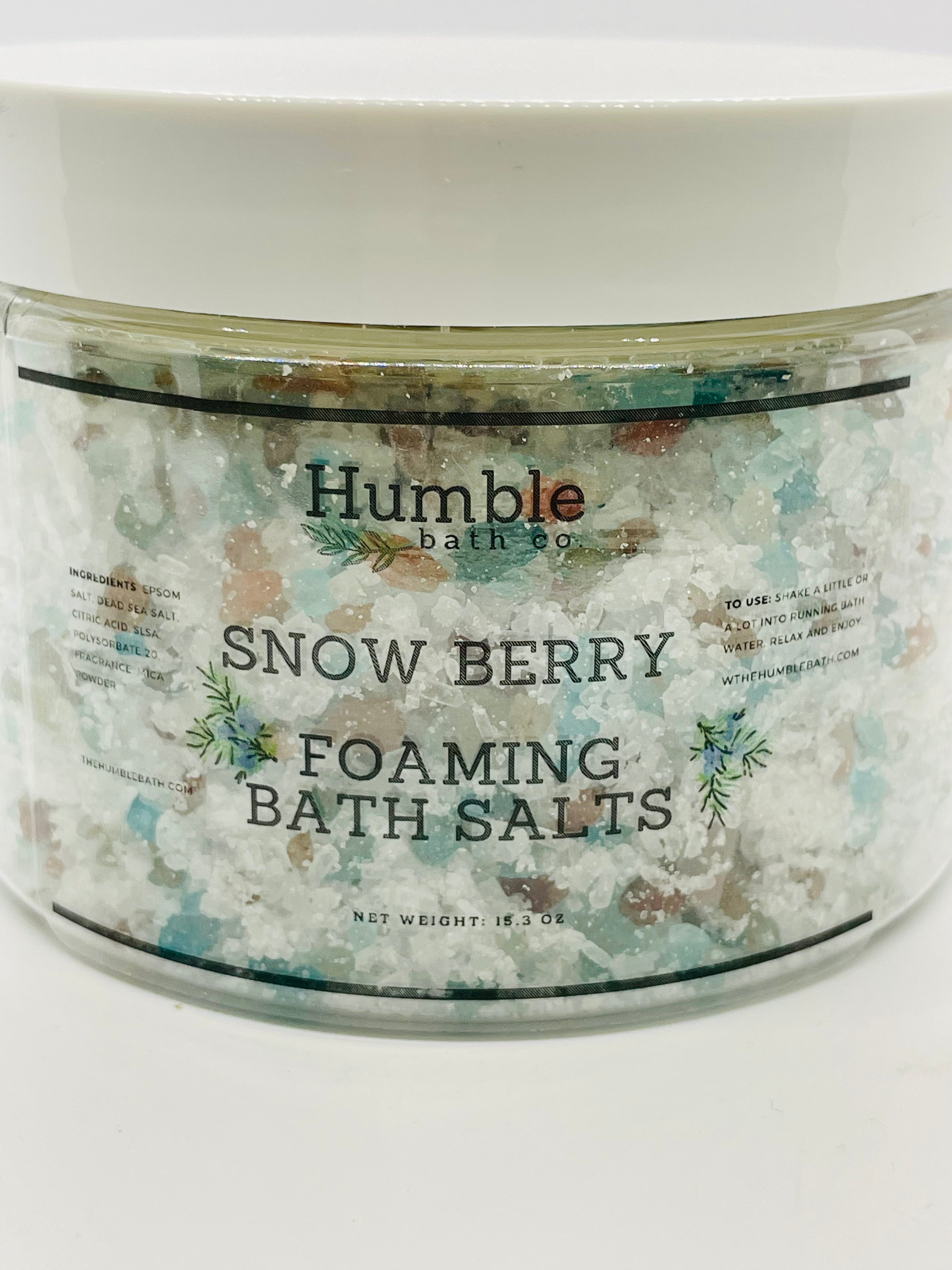 Snow Berry Foaming Bath Salts