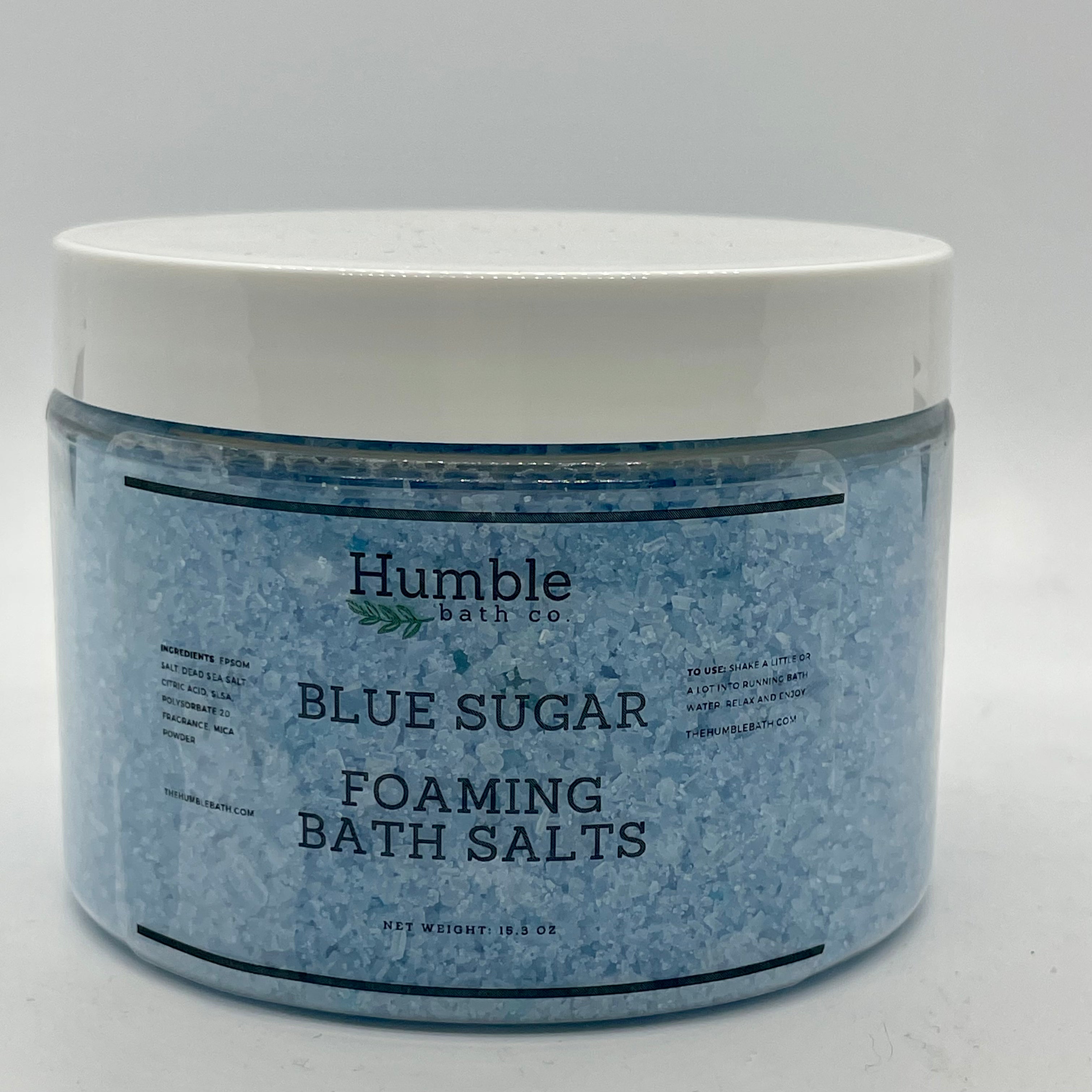Blue Sugar Foaming Bath Salts