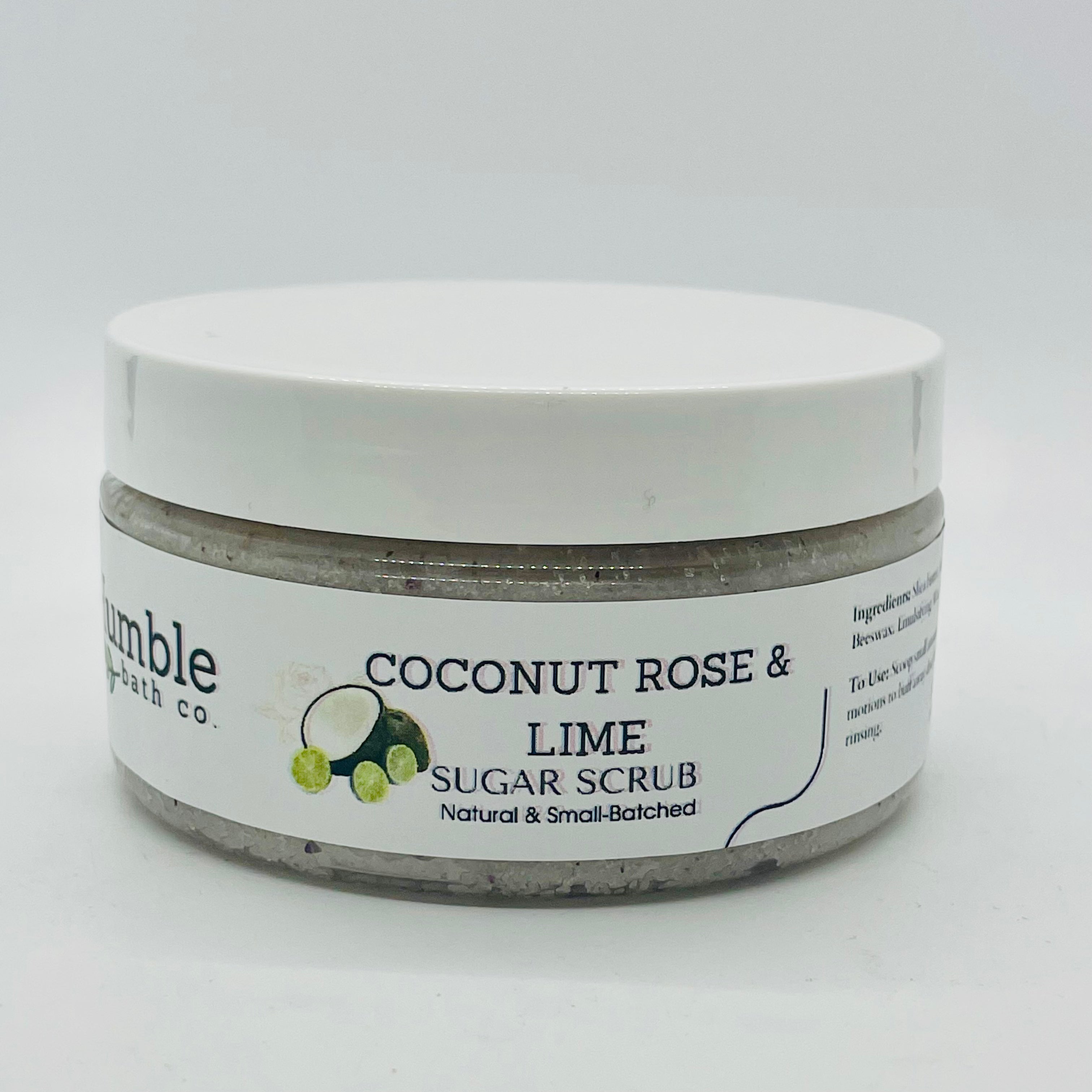 Coconut Rose & Lime Sugar Scrub