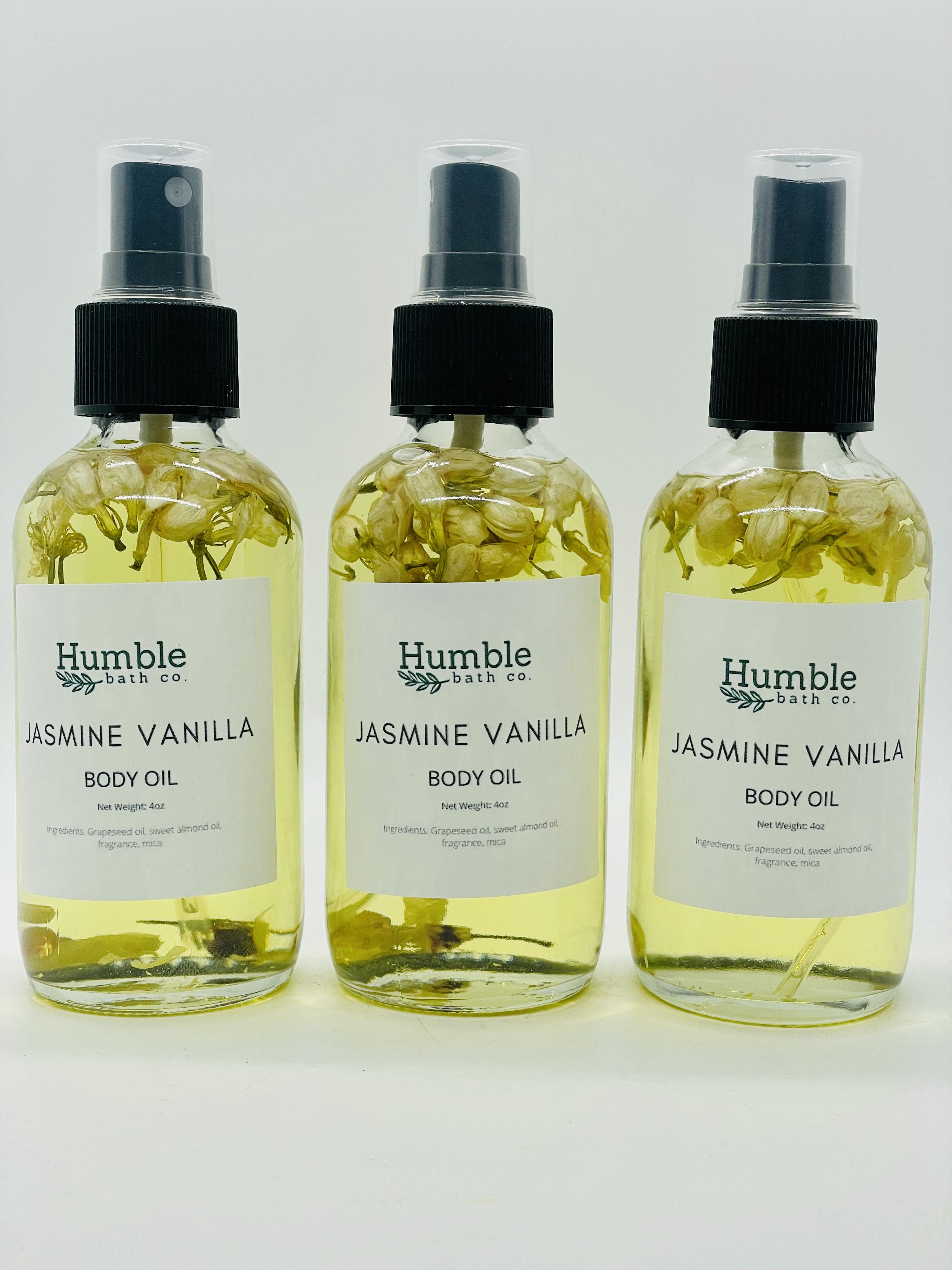 Jasmine + Creamy Vanilla Body Oil